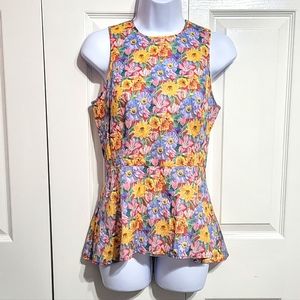 Antonio Melani Medow Melody Top Blouse Tank Floral Flowey